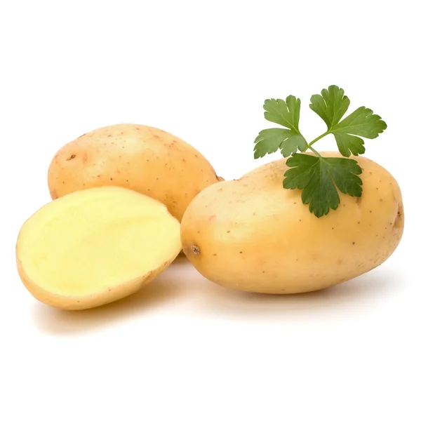 Pommes de terre nouvelles et persil vert — Photo