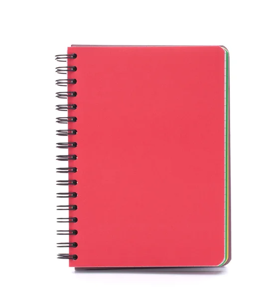 红色笔记本 — 图库照片