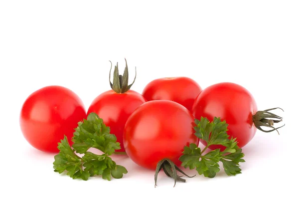 Small cherry tomato and parsley spice — Stock Photo, Image