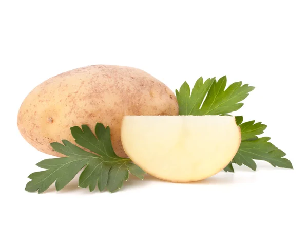 Potatis och persilja blad — Stockfoto