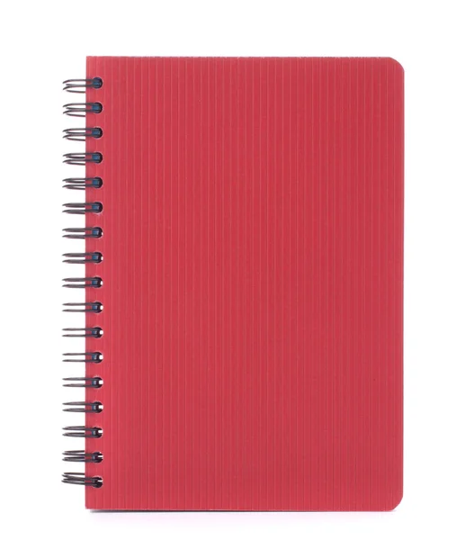 Червоний ноутбук — стокове фото