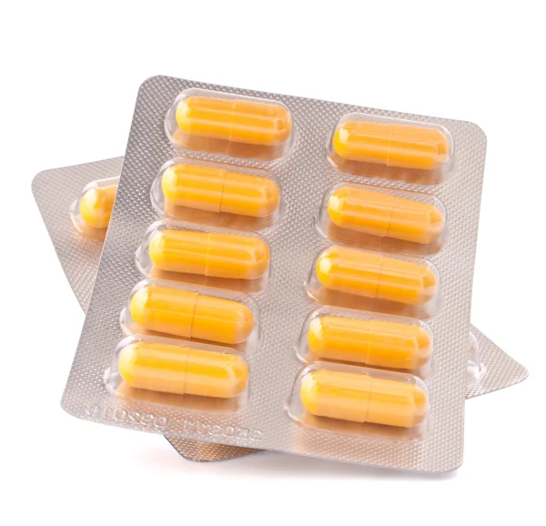 Medicament caplet blister — Stock Photo, Image