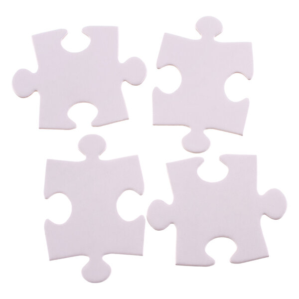 Four Puzzle pieces