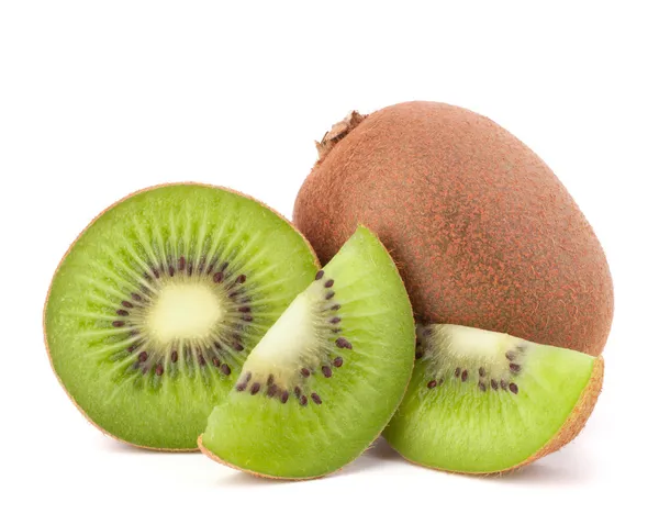 Fruta kiwi inteira e seus segmentos fatiados Imagens De Bancos De Imagens Sem Royalties