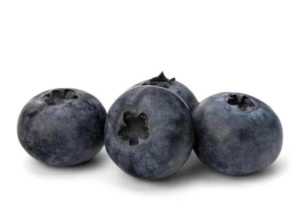 stock image Bilberries or whortleberries cutout