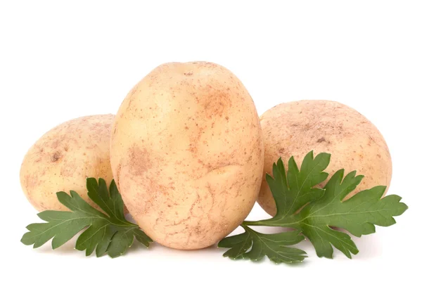 Liści ziemniaka i natką pietruszki — Zdjęcie stockowe