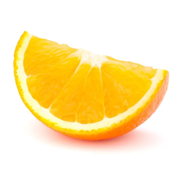 Один оранжевый фруктовый сегмент — стоковое фото