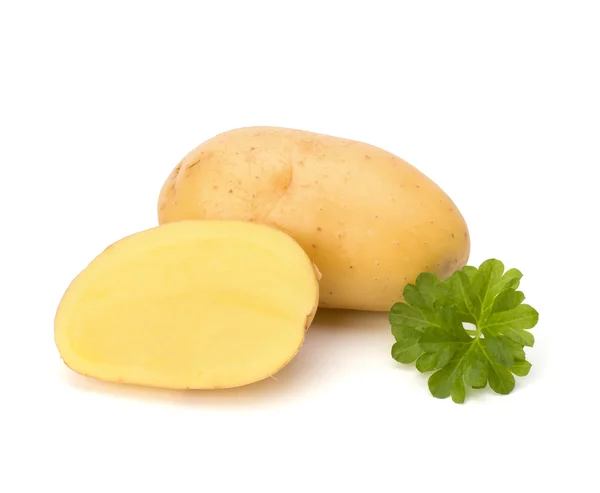 Nova batata e salsa verde — Fotografia de Stock