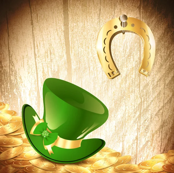 St.Patrick fond de vacances — Image vectorielle