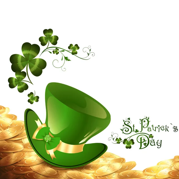 St.Patrick tło wakacje — Wektor stockowy