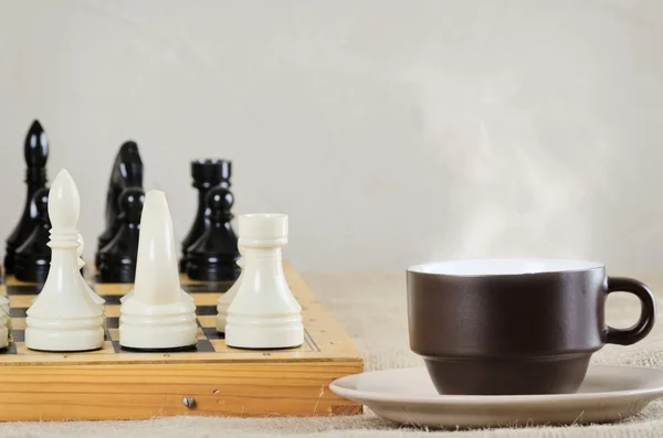 stock image Chess and cup