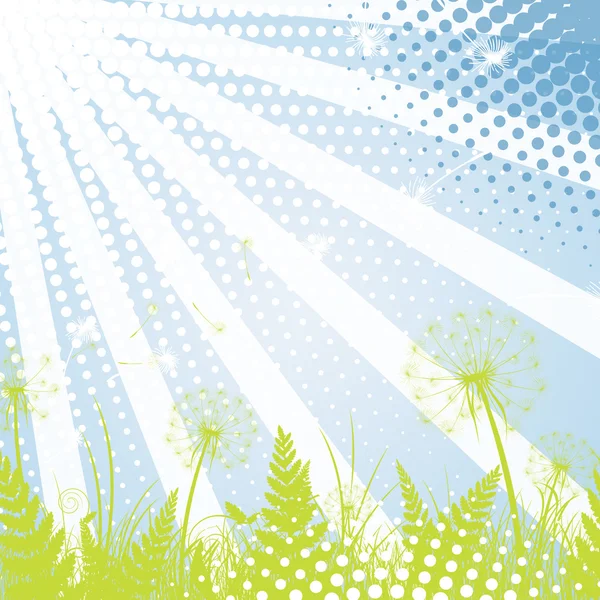 Abstract summer background — Stock Vector