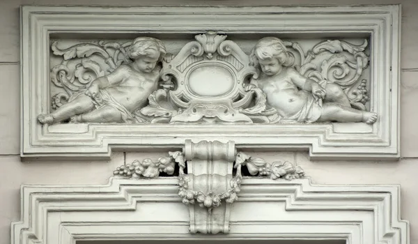 Architectural frieze with angels