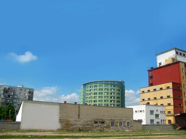 Paisaje industrial en Bratislava (Eslovaquia) ) — Foto de Stock