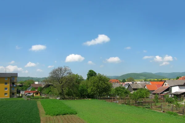 Panorama wsi — Zdjęcie stockowe