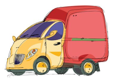 Little lorry clipart