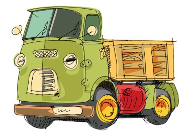 Little lorry clipart