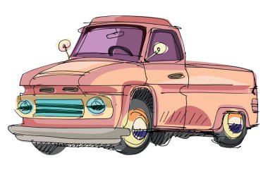 Old car clipart