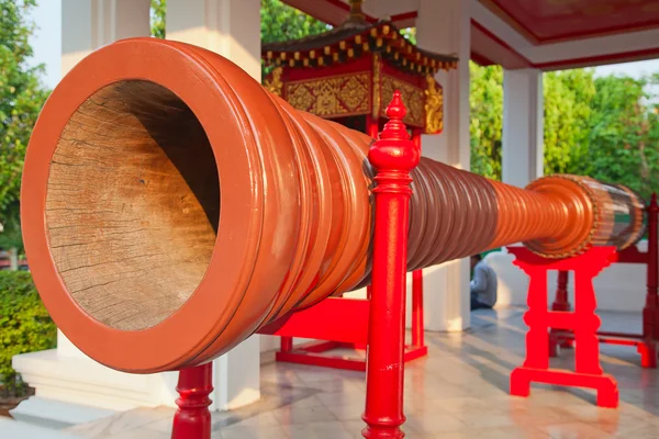 Drum in the buddhist temple — Stock Photo, Image