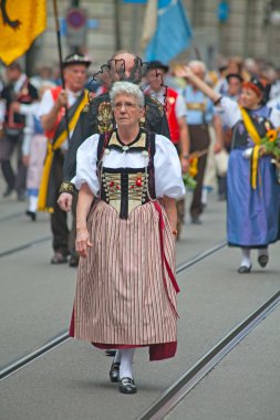 Zürih İsviçre Ulusal Günü Yürüyüşü