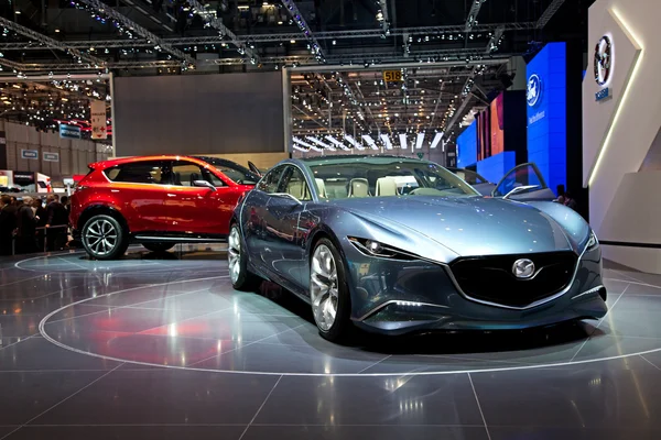 Anteprima concept Mazda all '81esimo Salone Internazionale dell'Automobile — Foto Stock