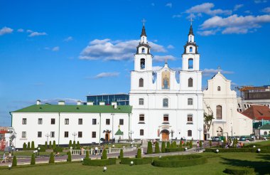 Cathedral of Holy Spirit in Minsk, Belarus. clipart