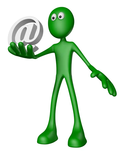 Символ електронної пошти — стокове фото