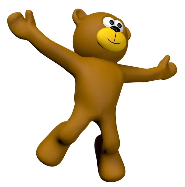 Teddy salto — Foto de Stock