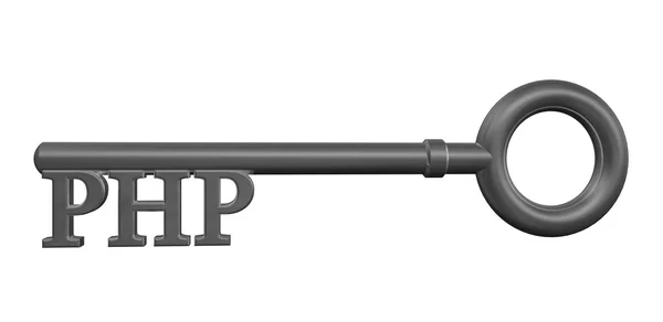 PHP klíč — Stock fotografie