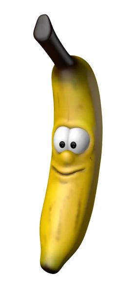 微笑香蕉 — 图库照片
