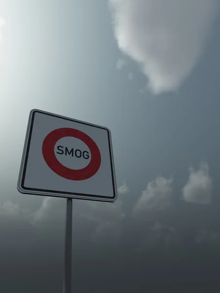 Smog area — Stock Photo, Image