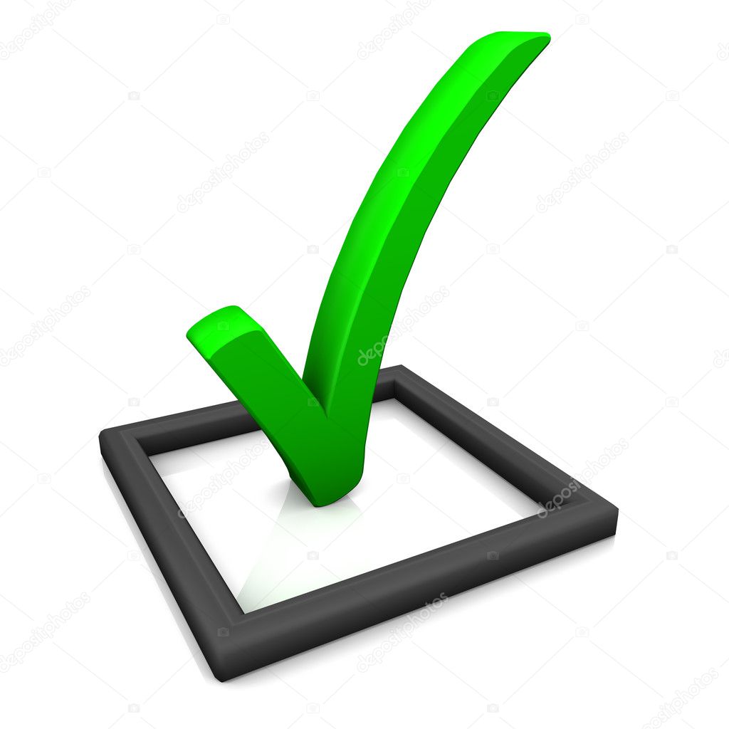 Check List Symbol Green Stock Photo Image By C Limbi007