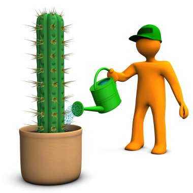 Cacti Gardener clipart