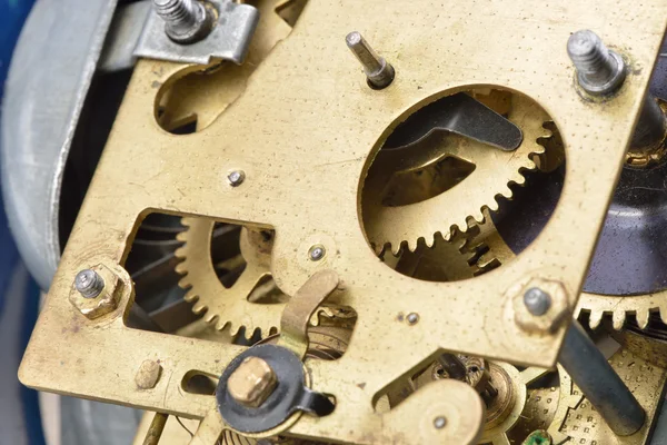 Μηχανισμός το παλιό ρολόι συναγερμών — Φωτογραφία Αρχείου