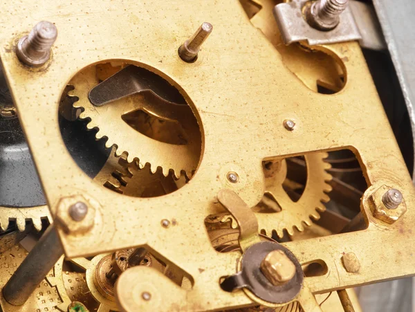 Mekanizması eski çalar saat — Stok fotoğraf