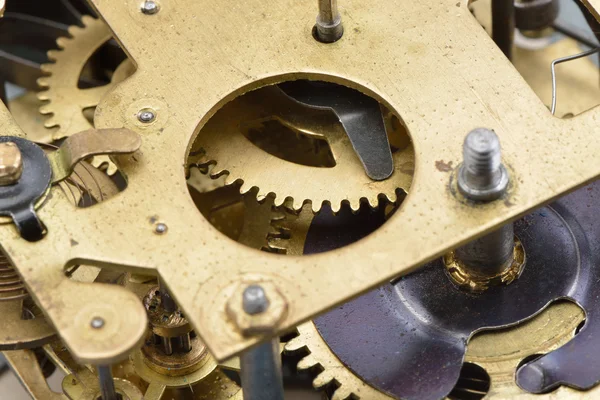 Μηχανισμός το παλιό ρολόι συναγερμών — Φωτογραφία Αρχείου