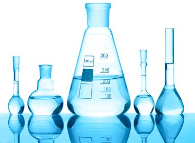Chemical glass equipment clipart