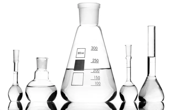 Chemical glass equipment — Stock Photo, Image
