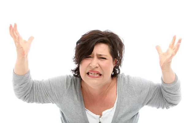 Vrouw met ernstige migraine — Stockfoto