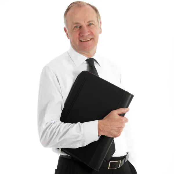Friendly middle-aged business executive — Stock Photo, Image