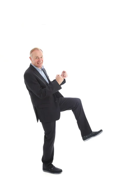 Excited motivated businessman — Stock Photo, Image