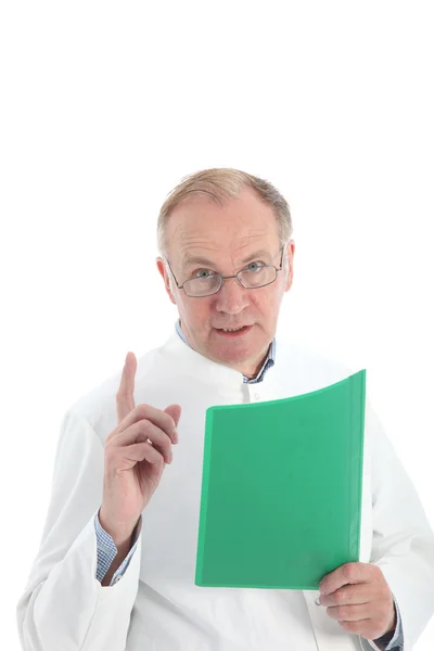 Pathologist discussing results — Stock Photo, Image