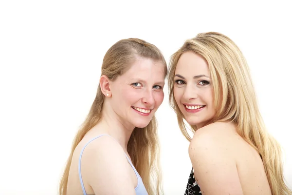 Two cheerful outgoing women — Stock Photo, Image