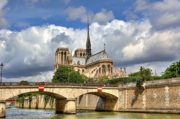 Notre Dame de Paris kathedraal. — Stockfoto