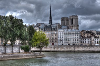 Bina ve notre dame de paris Katedrali.