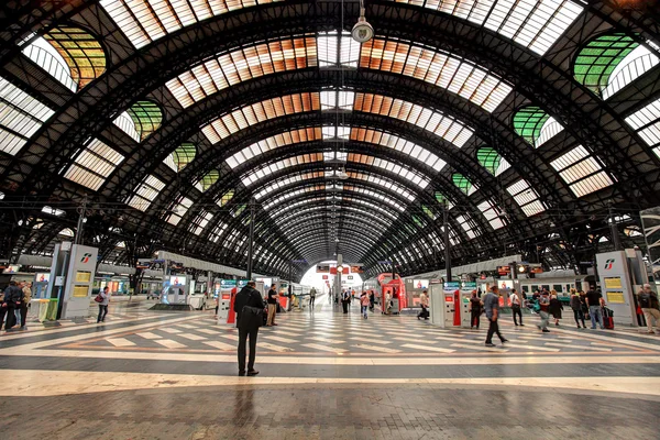 Hlavní nádraží Miláno. — Stock fotografie
