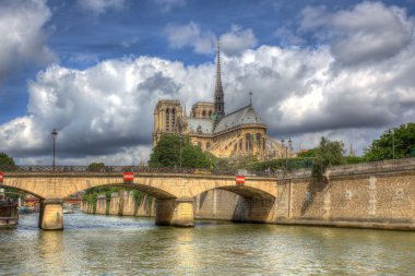 Notre dame Katedrali. Paris, Fransa.