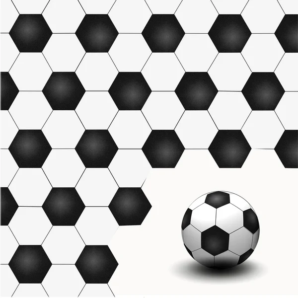 Una pelota de fútbol como fondo creativo — Foto de Stock