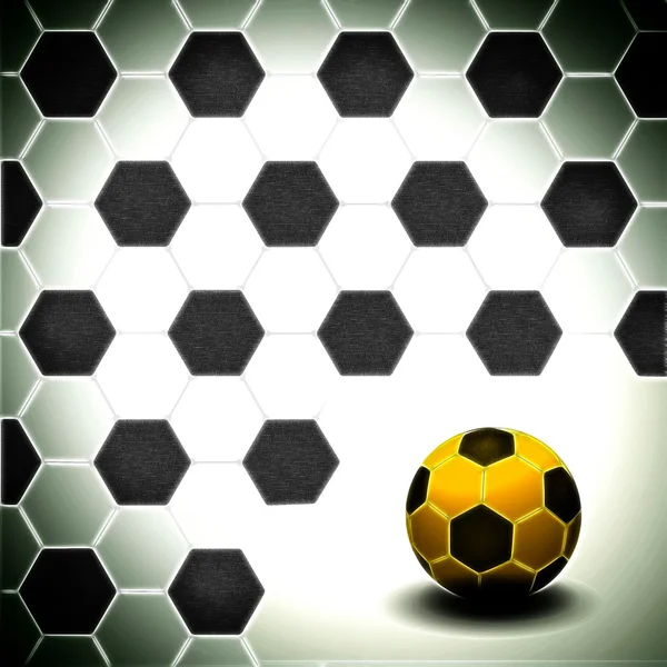 Футбольный мяч как творческий фон — стоковое фото