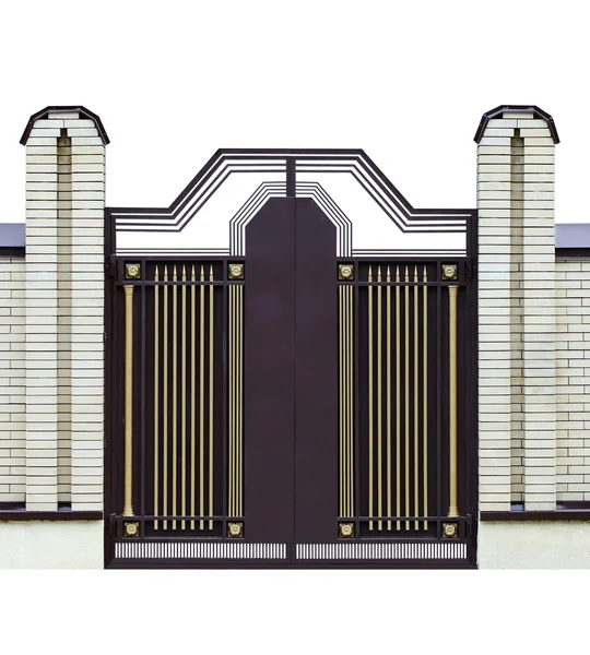 Modern forged gates. 2. — Stock Photo, Image